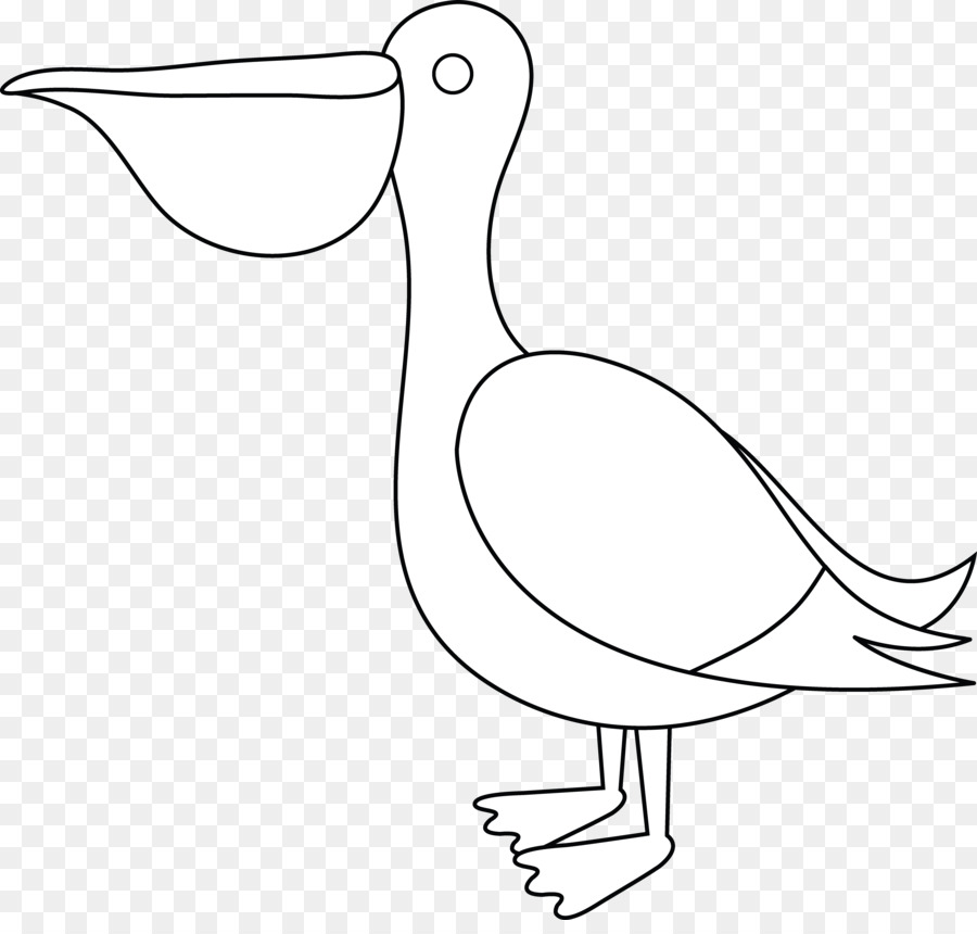 Pelicano, Desenho, Aves png transparente grátis