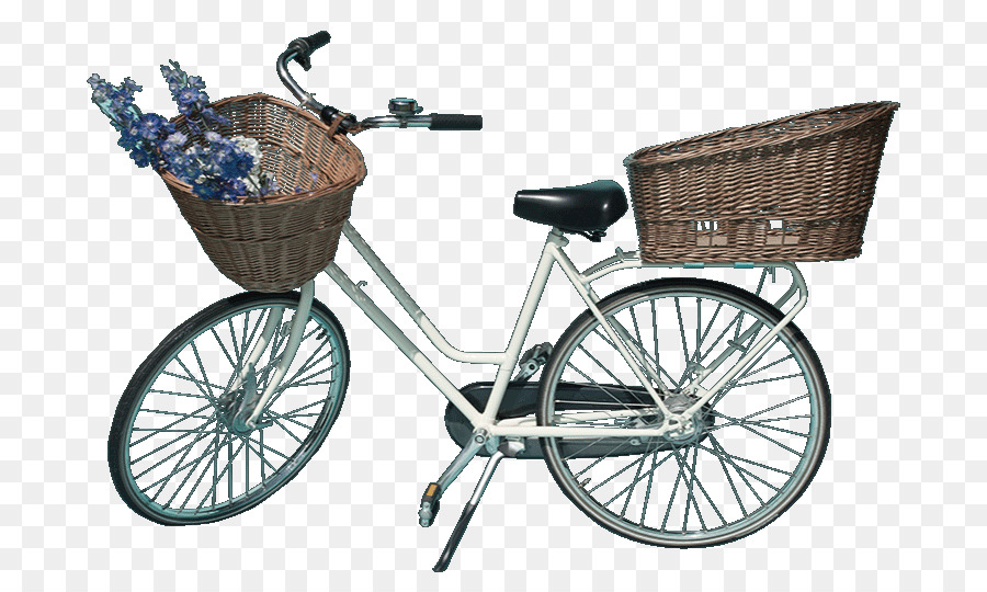 Bicicleta Com Cestos，Bicicleta PNG