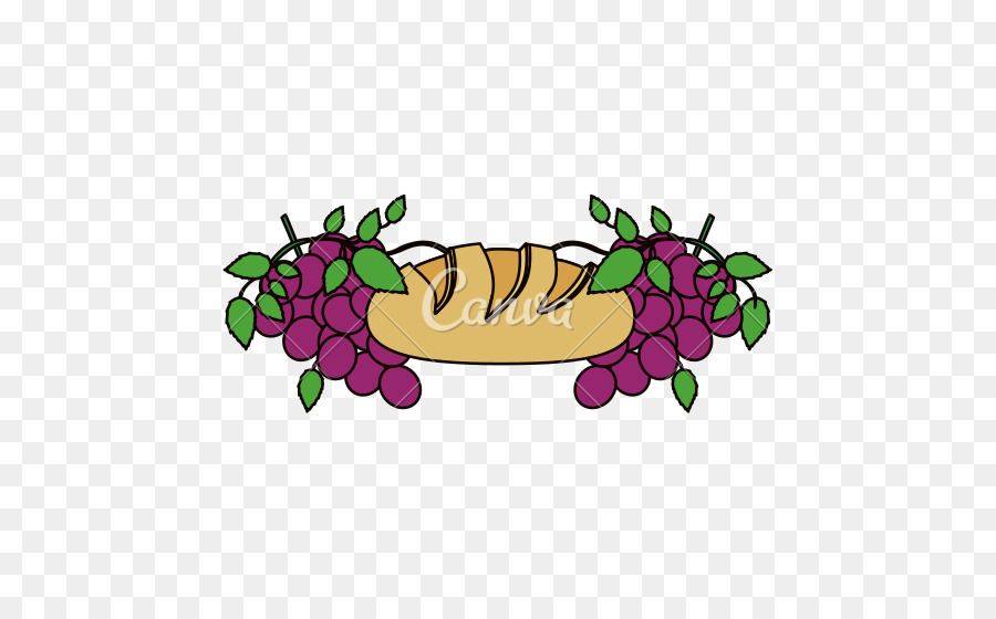 Pão E Uvas，Fruta PNG