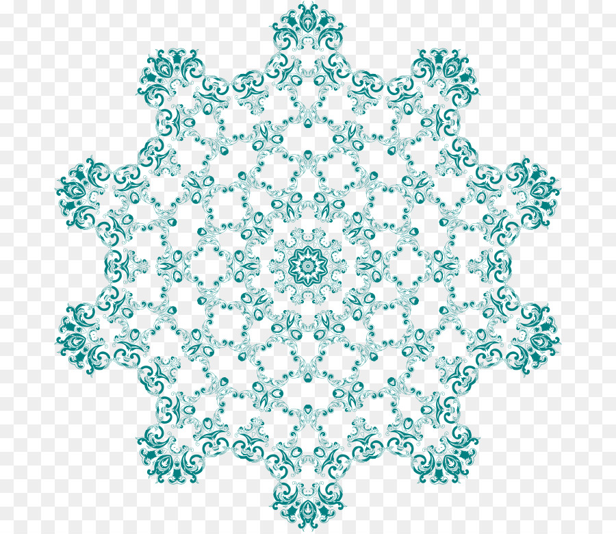 Design Ornamental，Azul PNG