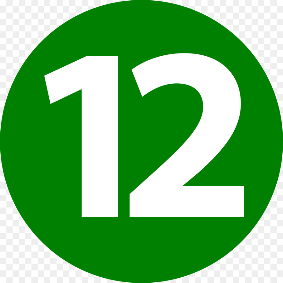 Número 12，Dígito PNG