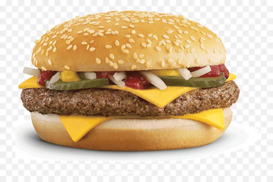 Mcdonald S Quarter Pounder，Hamburger PNG