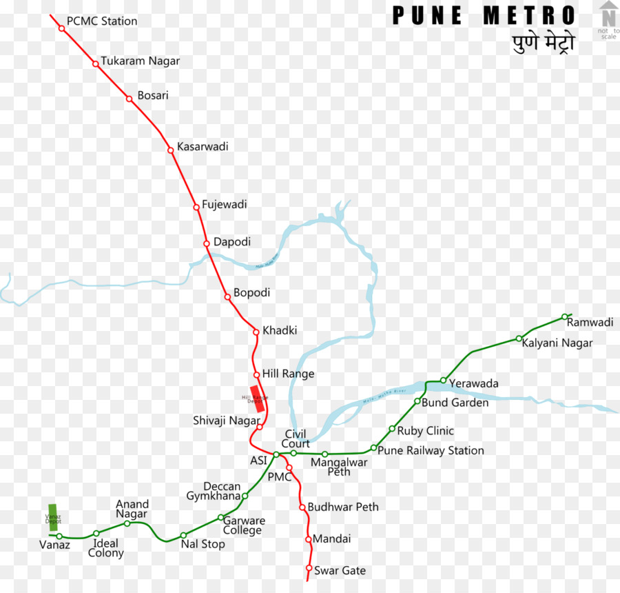 Pune Metro，De Trânsito Rápido PNG