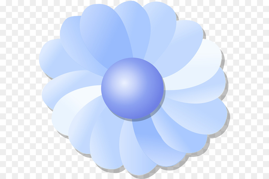 Azul，Flor Azul PNG