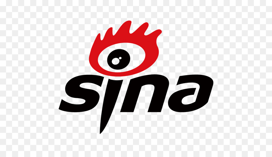 Sina Logo，Vermelho PNG