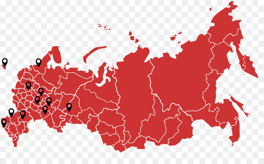 Mapa Da Rússia，País PNG