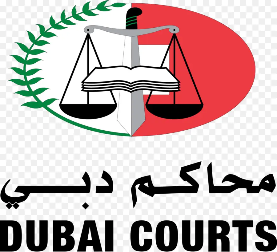 Logotipo Dos Tribunais De Dubai，Justiça PNG