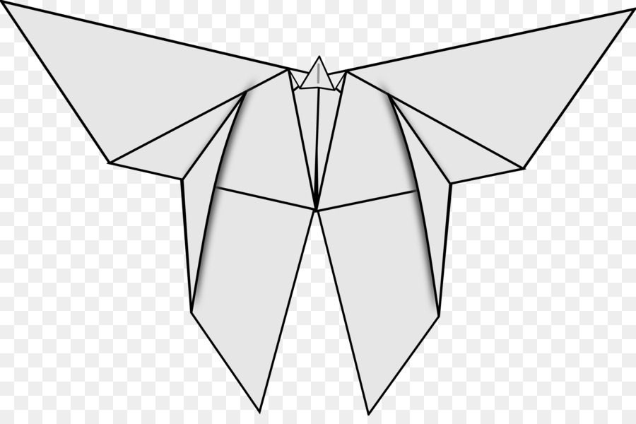 Borboleta De Origami，Papel PNG