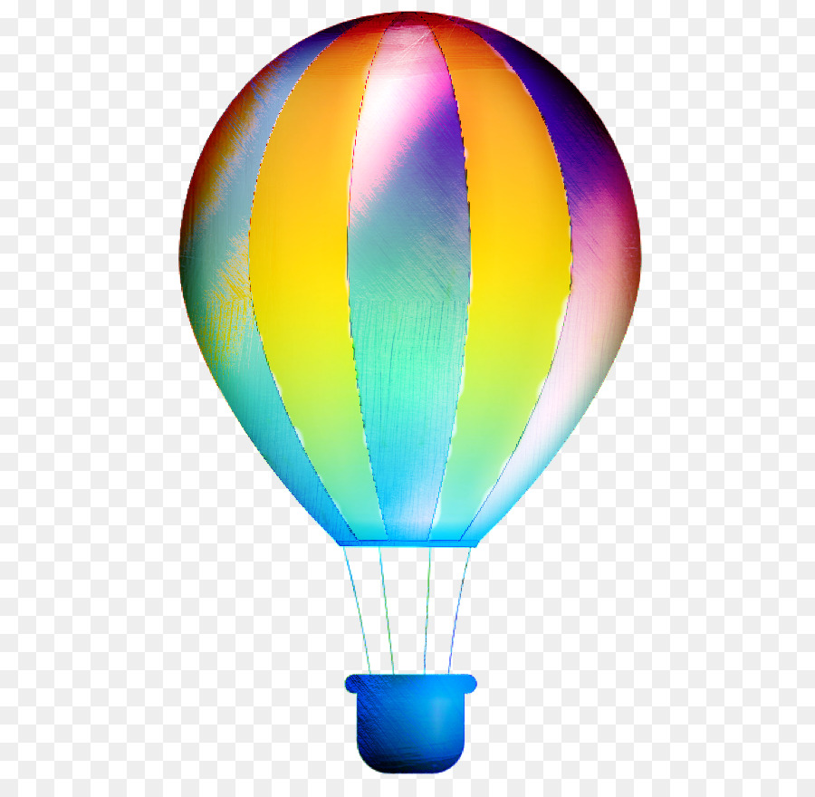 Balão De Ar Quente Colorido，Céu PNG