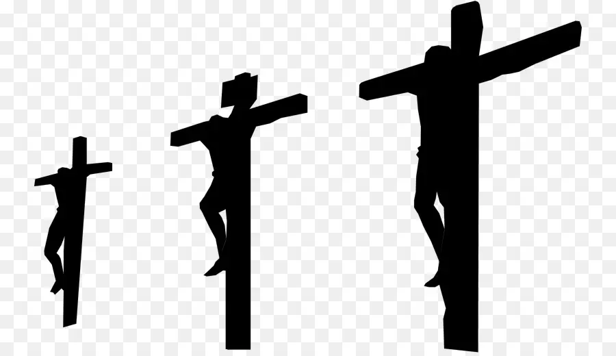 Silhuetas De Crucificação，Cruzar PNG