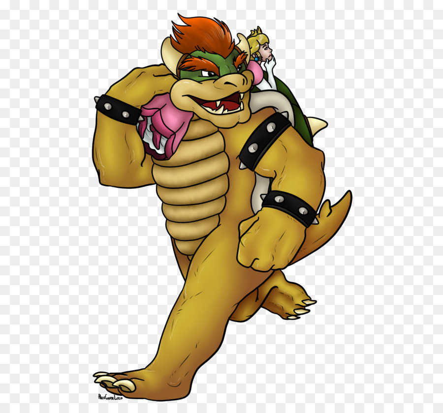 Bowser，A Princesa Peach PNG