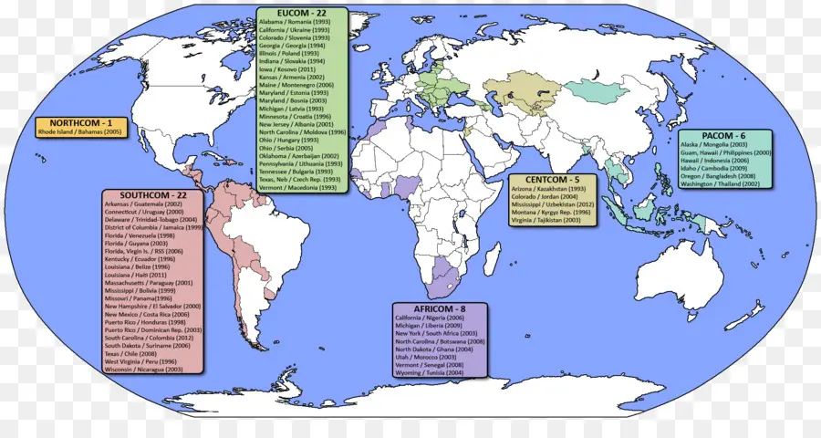 Mapa Mundial，Geografia PNG