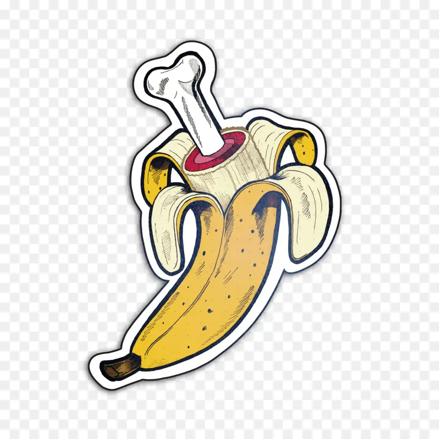 Banana Com Osso，Osso PNG