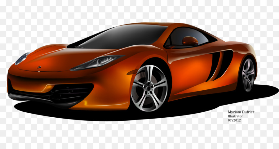 Carro Esportivo，Laranja PNG