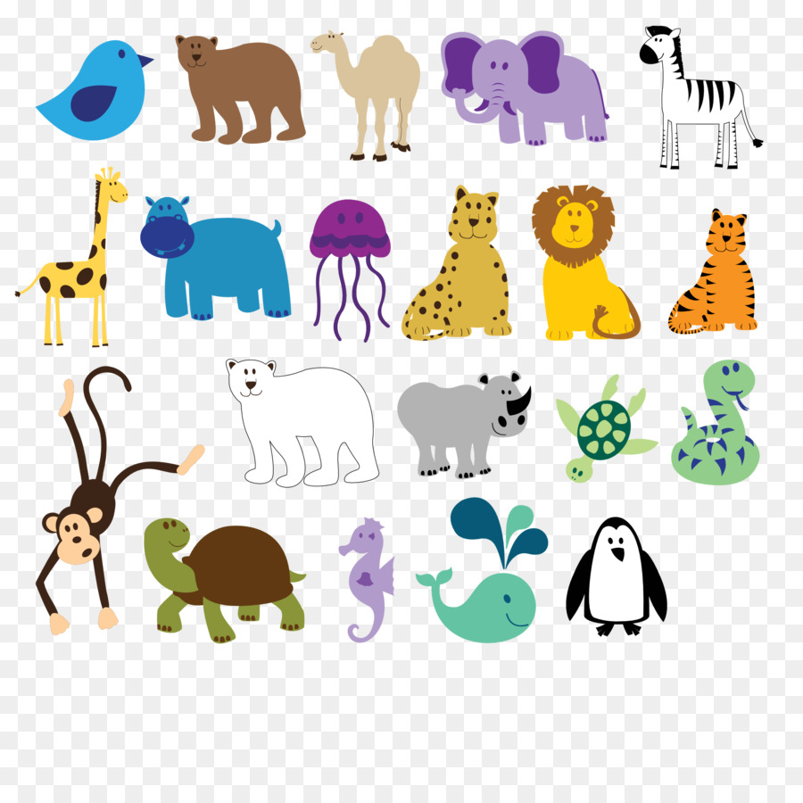 Animais，Desenho Animado PNG