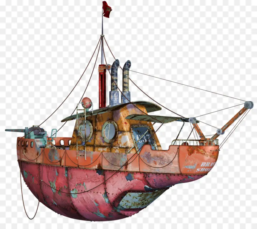 Steampunk，Barco PNG
