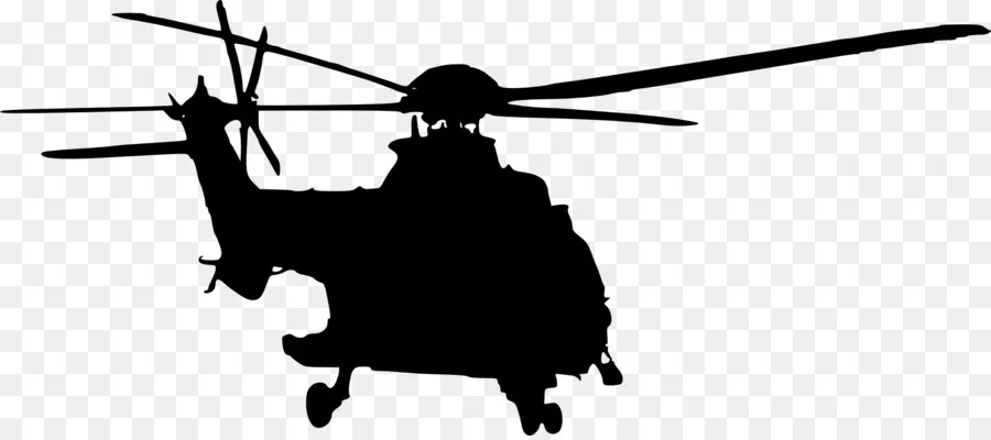Helicóptero，Silhueta PNG