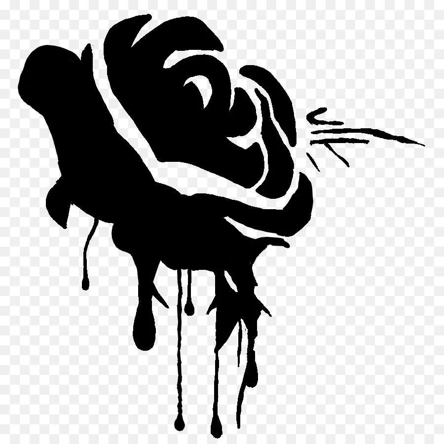 Black Rose，Desenho PNG