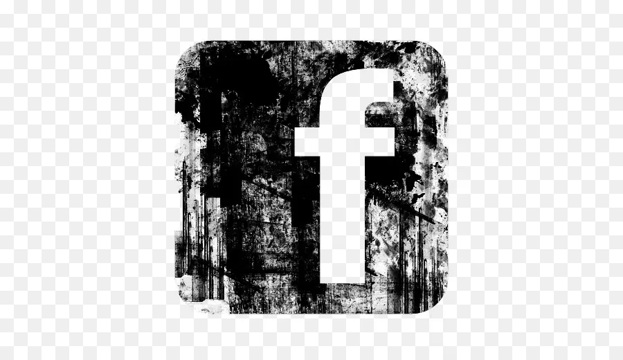 Logotipo Grunge Do Facebook，Mídia Social PNG