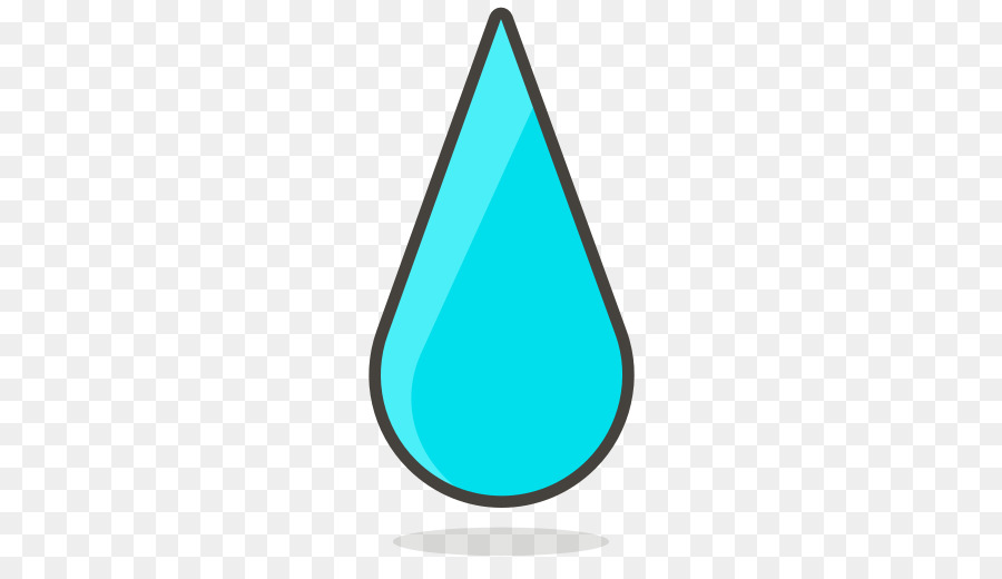 Gota De água Azul，Água PNG