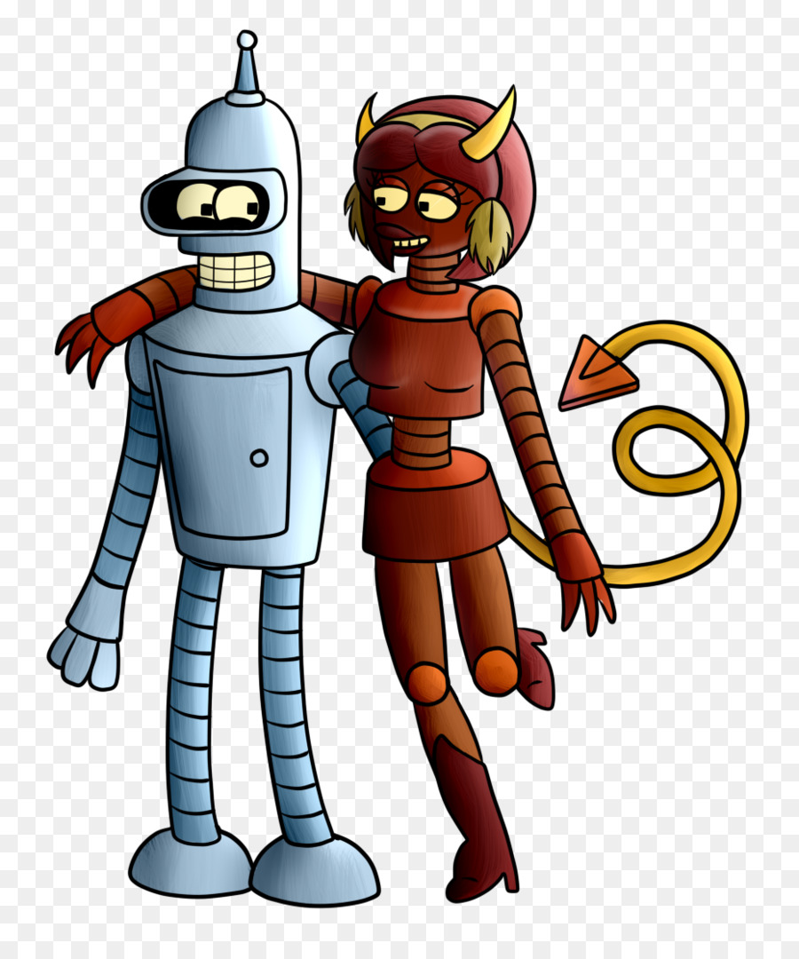 Robô E Diabo，Desenho Animado PNG