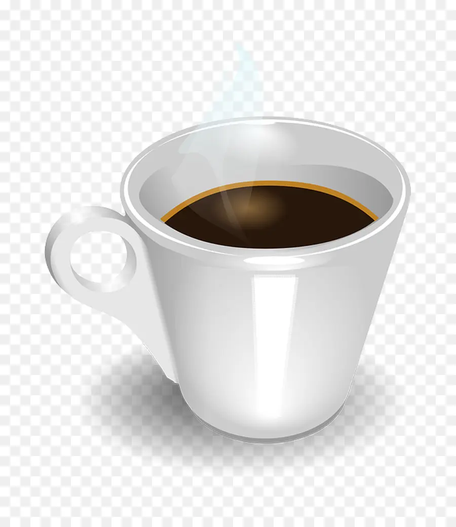 Xícara De Café，Branco PNG