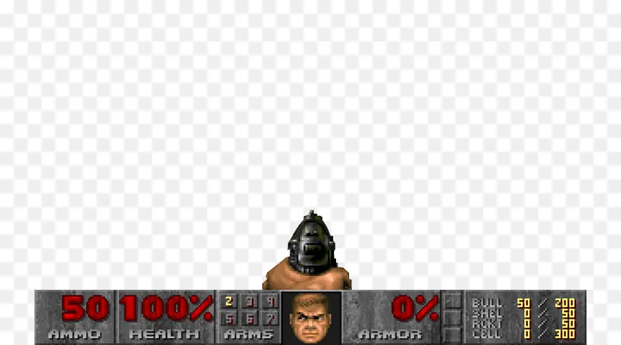 Interface Do Jogo Doom，Atirador Em Primeira Pessoa PNG