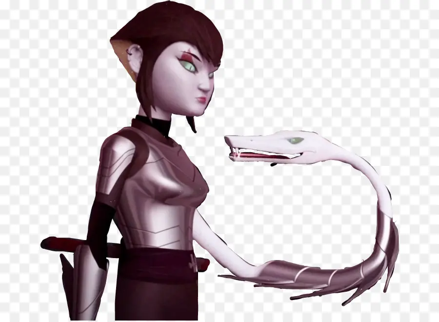 Personagem Feminina Com Cobra，Fêmea PNG