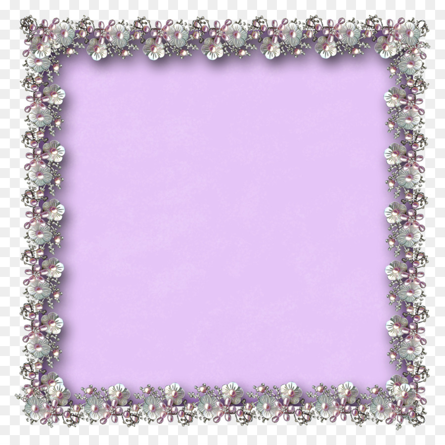 Moldura Decorativa，Roxo PNG