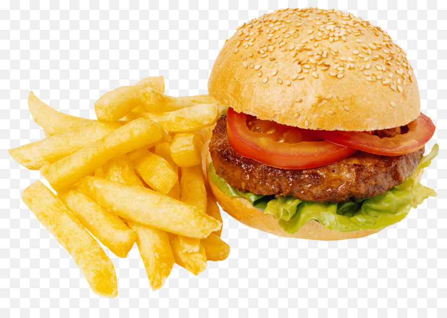 Hambúrguer E Batatas Fritas，Hambúrguer PNG