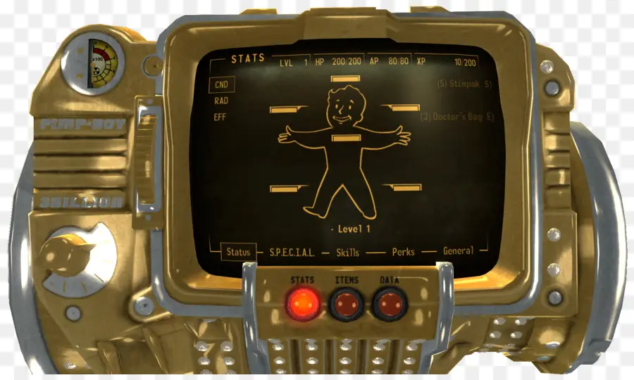 Dispositivo Pip Boy，Tela PNG