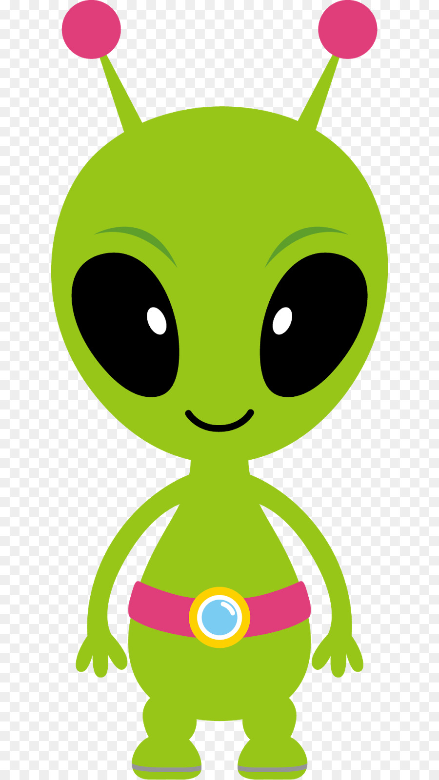 Alienígena Verde，Bonitinho PNG