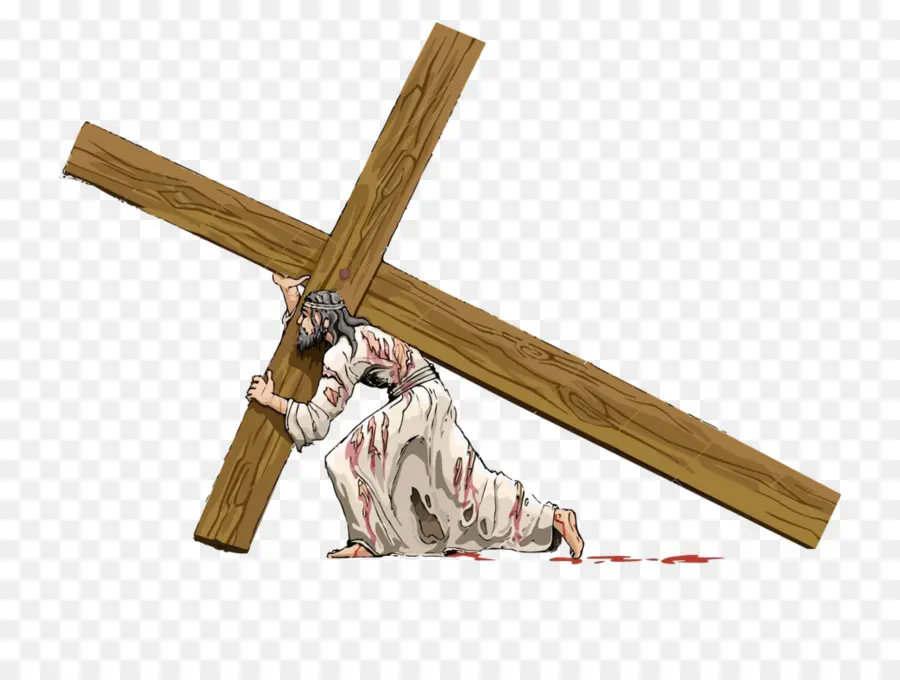 Cruz Cristã，Cristo Llevando La Cruz PNG