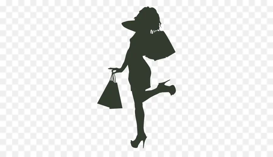 Mulher De Compras，Bolsas PNG