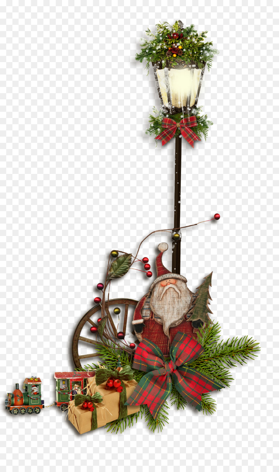 Decoração De Natal，Papai Noel PNG