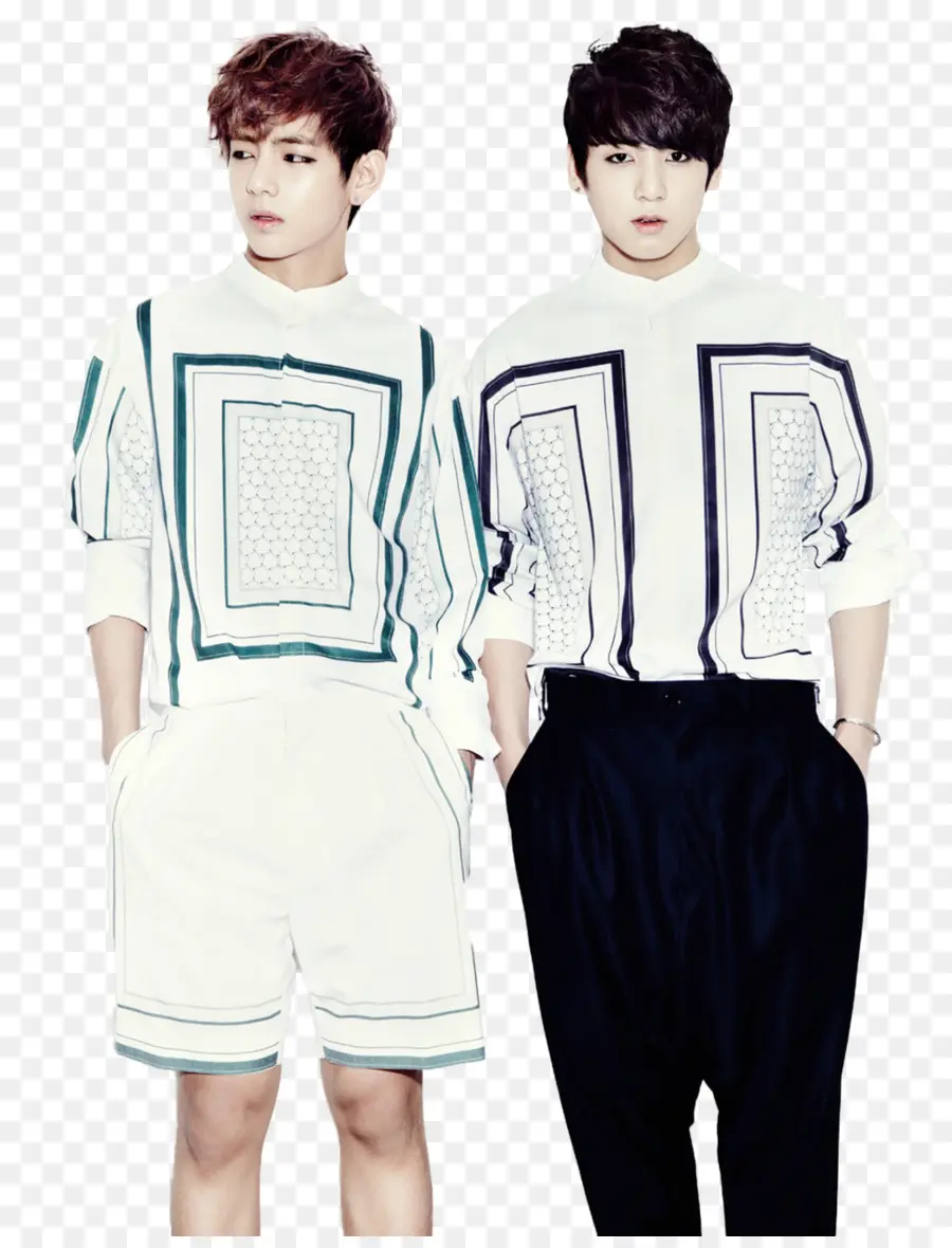 Dois Homens Em Roupas Da Moda，Roupas PNG