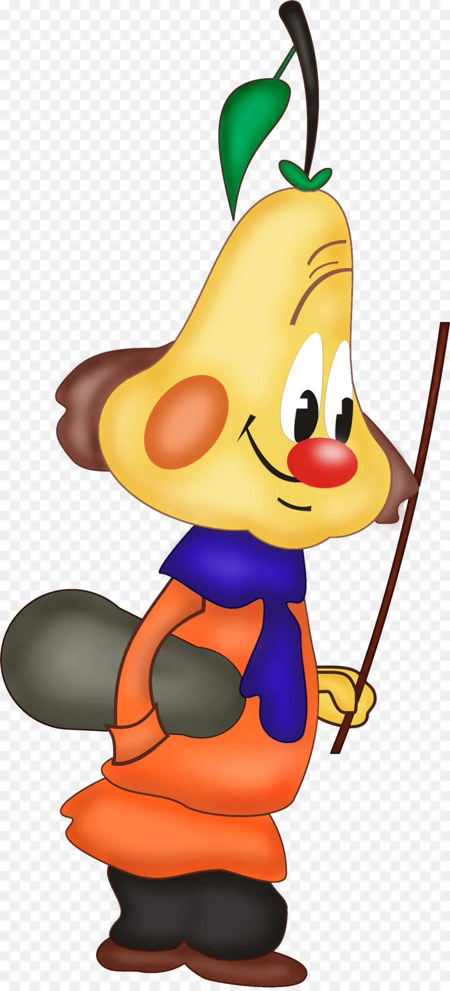 Personagem De Desenho Animado，Pera PNG