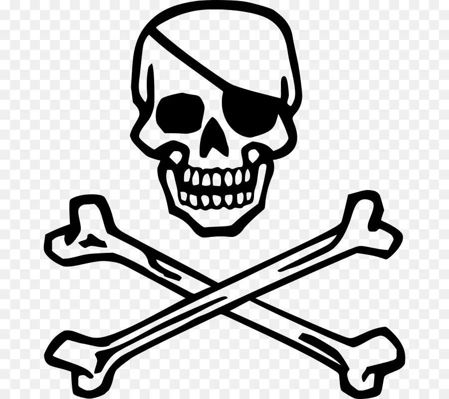 Pirataria，Crânio E Ossos Cruzados PNG