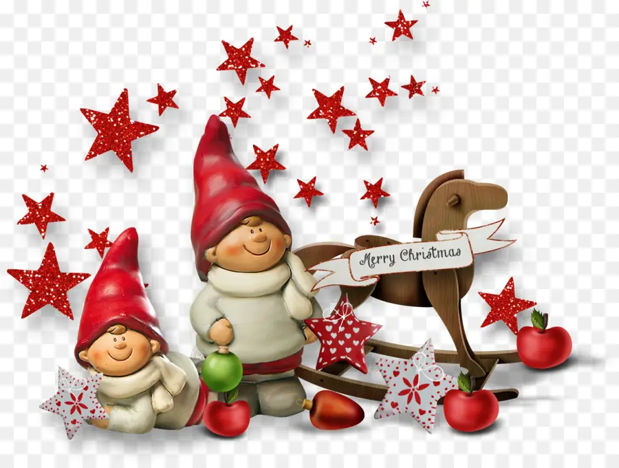 Gnomos De Natal，Decorações PNG