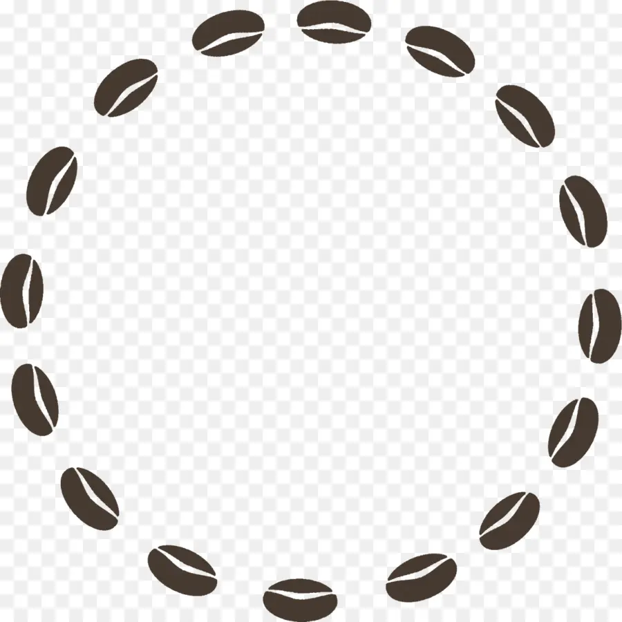 Grãos De Café，Círculo PNG