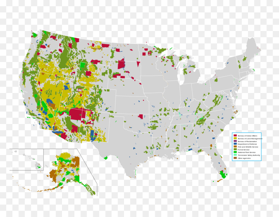 Estados Unidos，Terras Públicas PNG