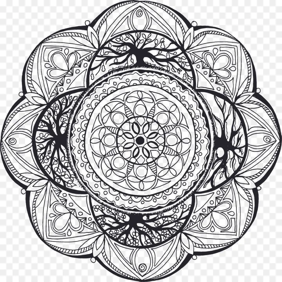 Mandala，Desenho PNG