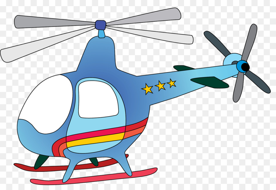 Helicóptero Fofo，Desenho Animado PNG