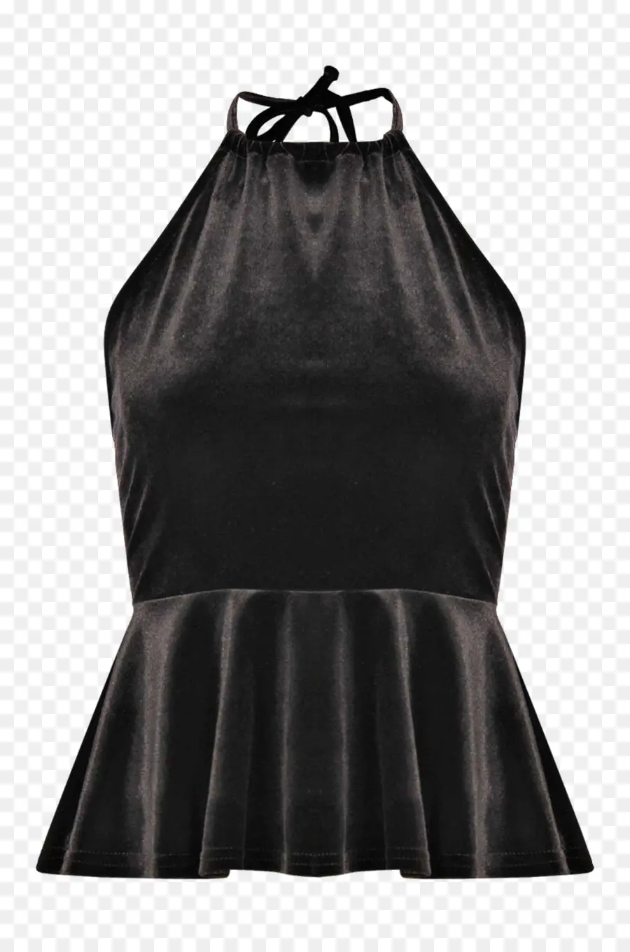 Top Preto，Pescoço Frente única PNG