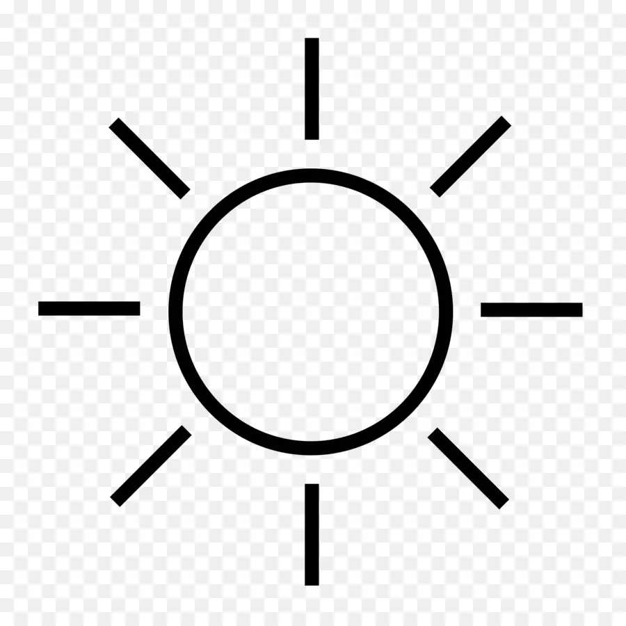 Ícone Do Sol，Clima PNG