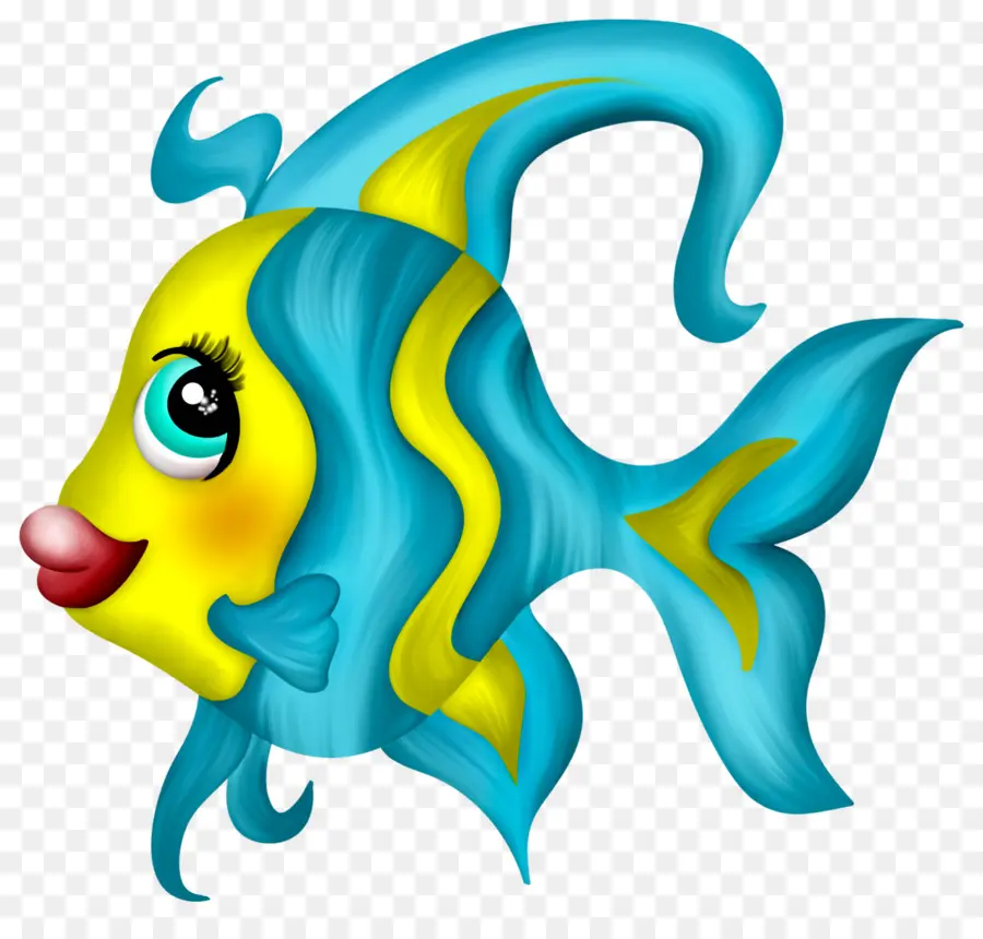 Peixe De Desenho Animado，Colorido PNG