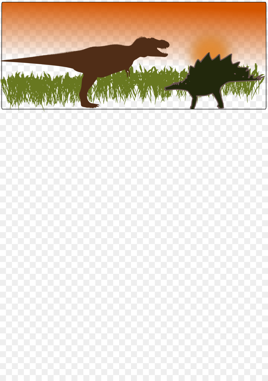 Stegosaurus，Tiranossauro PNG