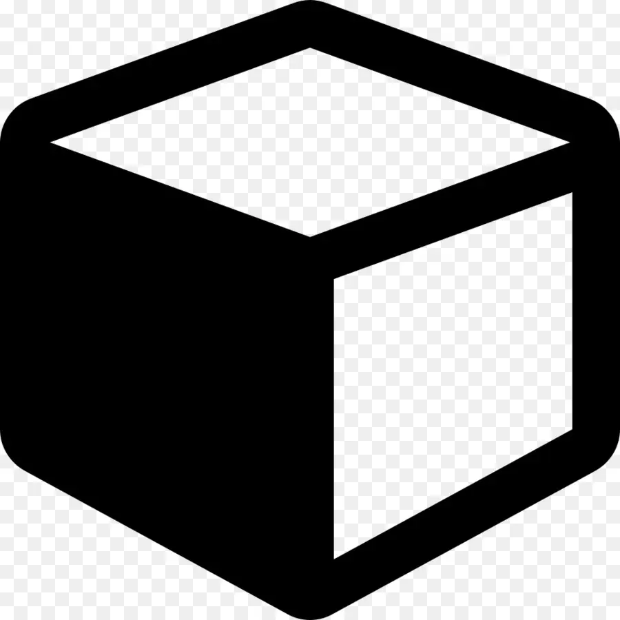 Cubo Preto，Geométrico PNG