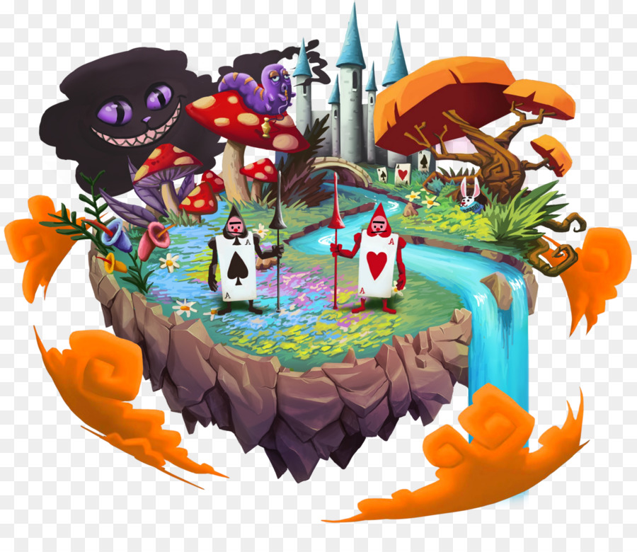 Paisagem De Fantasia，Colorido PNG