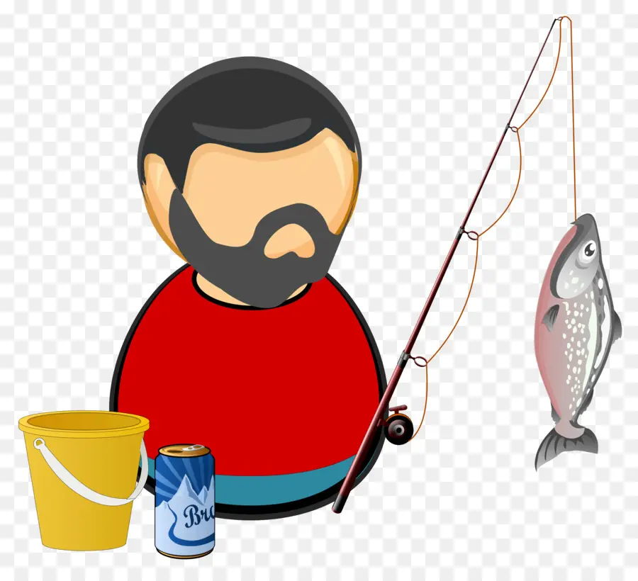 Pescador，Vara De Pesca PNG